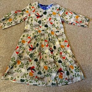 Gudrun Sjoden, medium, flower and bird print, new never worn